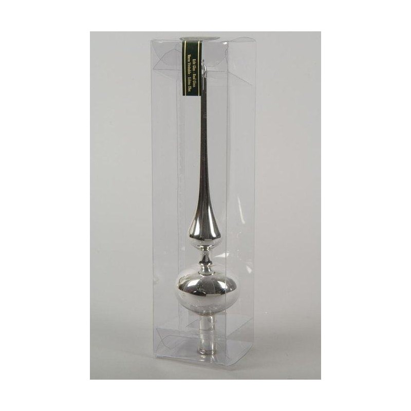 Treetopper Glass Shiny Silver di Kaemingk