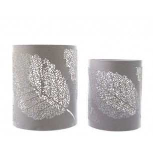 2 Tealight Metallo 385501 di Kaemingk