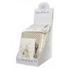 Pap Giftbag Set 2ass, Colour: White/Gold, Size: 9x20.5x27.5cm di Kaemingk