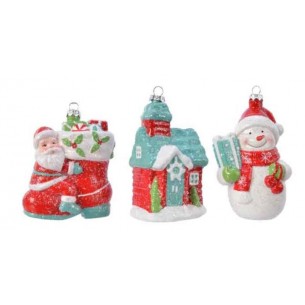 Figura Natalizia in Plastica 3ass di Kaemingk