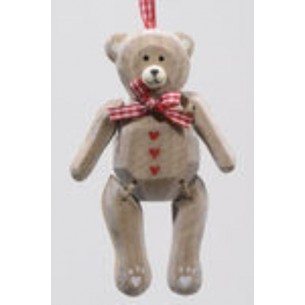 Mdf Wood Bear C/Ganc. 555802 di Kaemingk