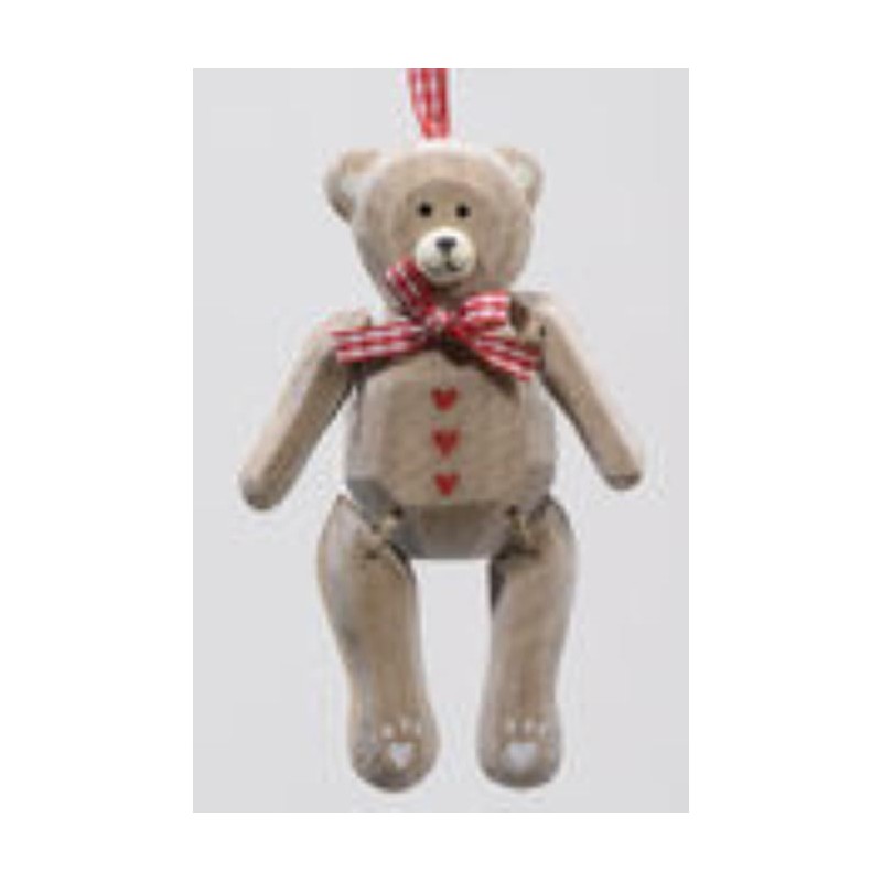 Mdf Wood Bear C/Ganc. 555802 di Kaemingk