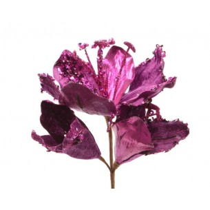 Fiore Viola C/Clip 20 612715 di Kaemingk