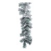 Snowy Canadian Garland, Colour: Green/White, Size: 270cm di Kaemingk