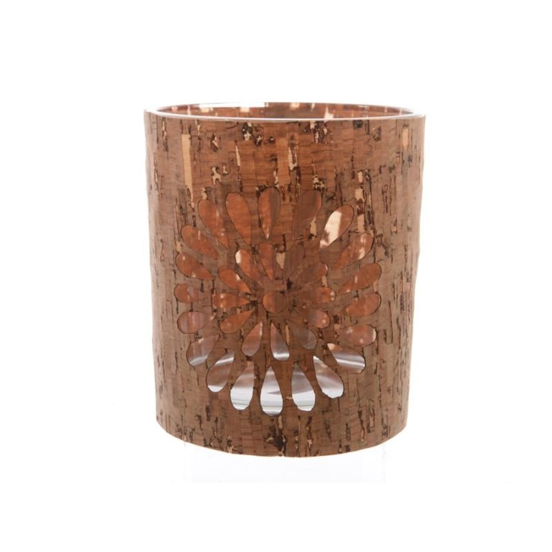 Glass Tlighth W Cork 646804 di Kaemingk