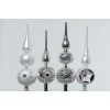 Glass Treetopper Big 4ass Silver di Kaemingk