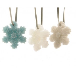 Scented Wax Snowflake 204239 di Kaemingk