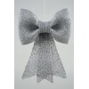 In Plastica Bow W Glitter W Hanger di Kaemingk