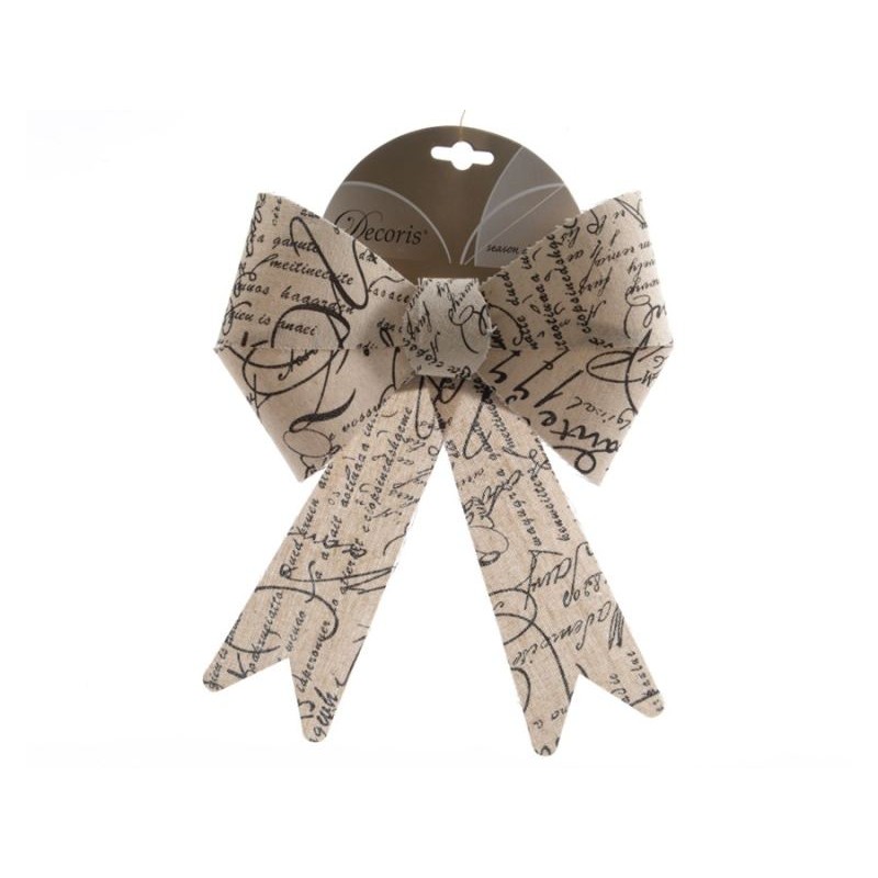 Plastic Bow Text On W 515345 di Kaemingk
