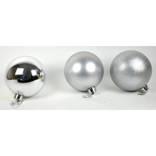 Pallina Colore Argento Grande 3ass - Diametro 25cm di Edelman