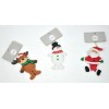 Decorazioni Morbide da Appendere Babbo Natale, Renna, Pupazzo di Neve di Edelman