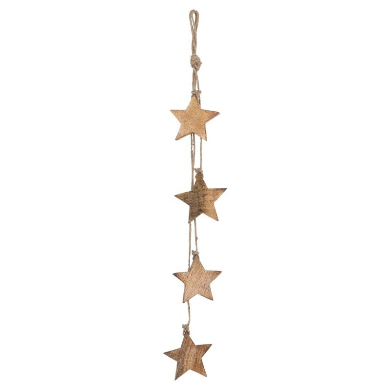 Decorazione da Appendere con Stelle Oro di Edelman
