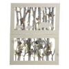 Led Plywood Scenery 2ass, Colour: White/Silver, Size: 5.5x47x30cm-20l di Kaemingk