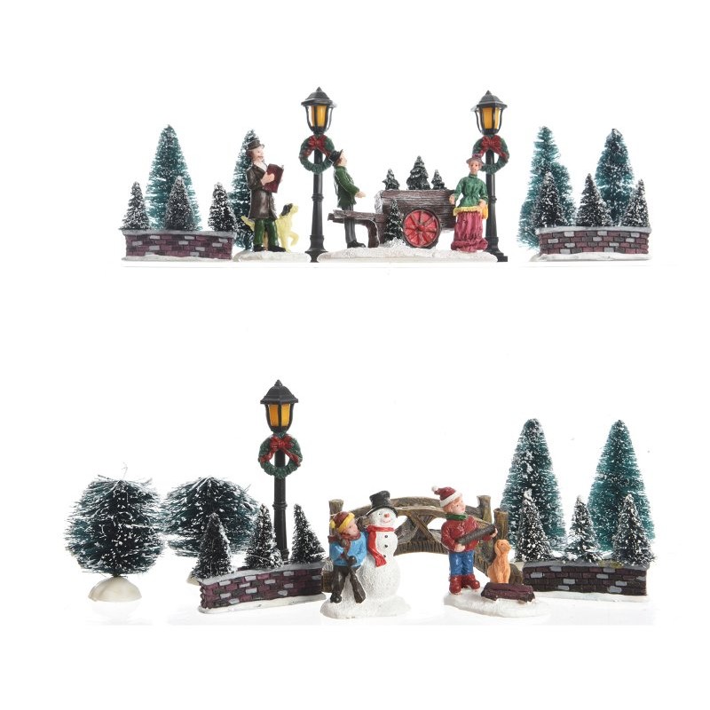 Scenario Invernale con Figure di Kaemingk