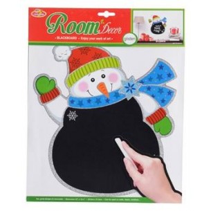 Blackboard Sticker 2ass, Colour: Multi, Size: 38x31x0.2cm di Kaemingk