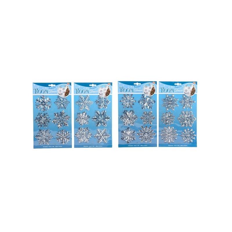 Window Deco Snowflake, Colour: White, Size: 30.5x19x0.2cm di Kaemingk