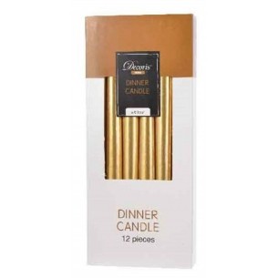 Candle Wax Dinner Metallic Gold di Kaemingk