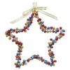 Stella in Metallo con Campanelle Multicolore di Kaemingk