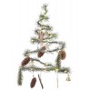 Albero a Spirale a Batteria con Led Bianco Caldo di Kaemingk