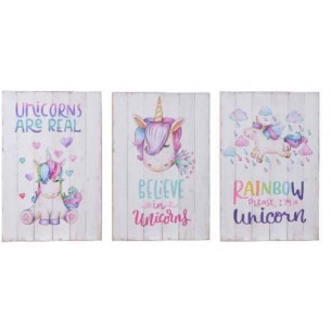 Tavola con Stampa Unicorni 3ass di Kaemingk