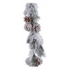 Pe Pine Green Garland W Snow, Colour: Green/White, Size: 9x20x105cm di Kaemingk