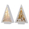 Led Pls Triangle 2ass in Bo, Colour: Warm White, Size: 16x6.7x25cm di Kaemingk