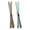 Pinewood Ski Set 2col Ass, Colour: Assorted, Size: 8x6.5x120cm di Kaemingk