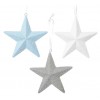 Iron Star W Hanger 3col Ass, Colour: Assorted, Size: Dia12cm di Kaemingk