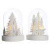Led Scenery Cloche 2ass Ind Bo, Colour: Warm White, Size: 12.5x12.5x18cm3 di Kaemingk