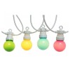Catena Luci da Esterno - 20 Luci Multicolor con Ganci su 9,5 M di Cavo - 5 M di Cavo Spina di Kaemingk