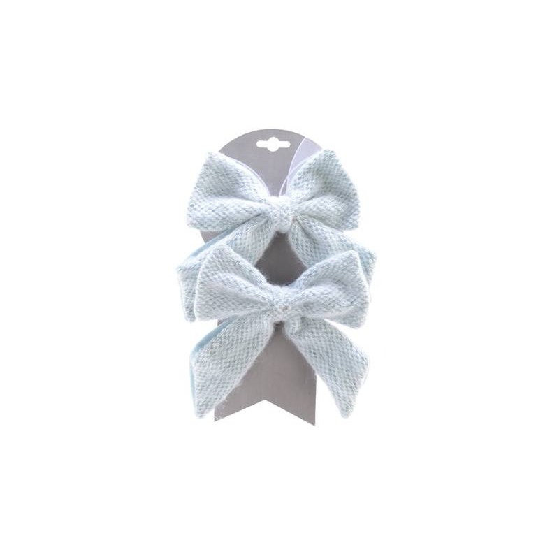 Pes Bow On Clip, Colour: Dusk Blue, Size: 3x20x17cm di Kaemingk