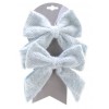 Pes Bow On Clip, Colour: Dusk Blue, Size: 3x20x17cm di Kaemingk