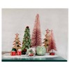 Gl Tlighth Tree Mosaic 3class, Colour: Green/Red, Size: Dia10x10cm di Kaemingk