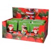 Magnet Earthenware Figure Deer, Santa, Snowman 3ass Assorted di Kaemingk