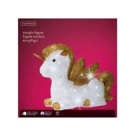 Unicorno Seduto Led da Esterno di Kaemingk