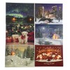 Led Canvas Pallet 6ass in Bo, Colour: Assorted, Size: 28x38cm di Kaemingk