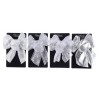 Polyester Bow W Wire 4ass, Colour: Silver, Size: 11x15cm di Kaemingk