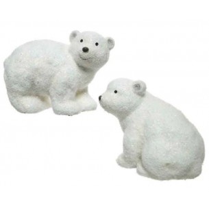 Orso Polare in Terracotta 2ass di Kaemingk