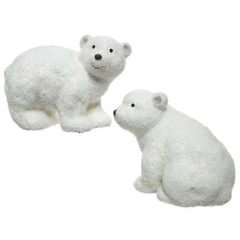 Orso Polare in Terracotta 2ass di Kaemingk