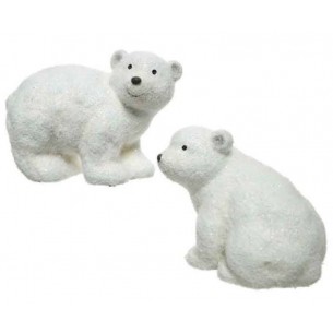 Orso Polare in Terracotta 2ass di Kaemingk