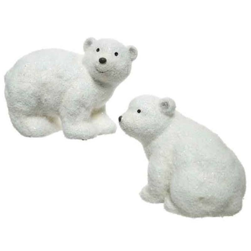 Orso Polare in Terracotta 2ass di Kaemingk
