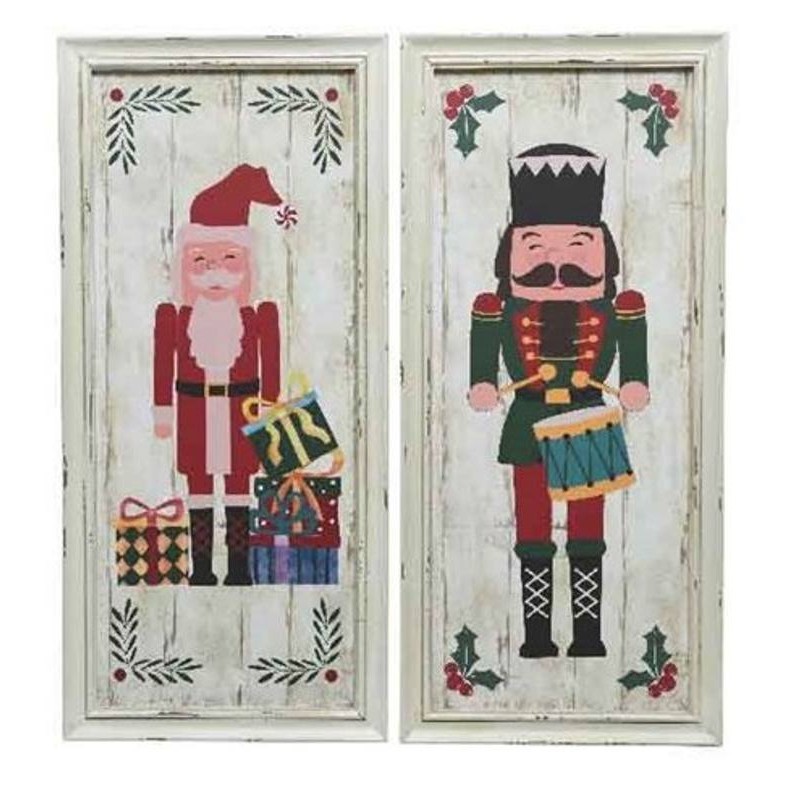 Dipinto in Legno Natalizio 2ass di Kaemingk