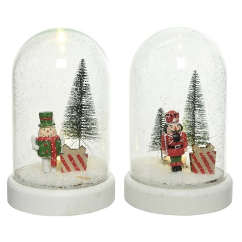 Led Glass Cloche W Se 483316 di Kaemingk