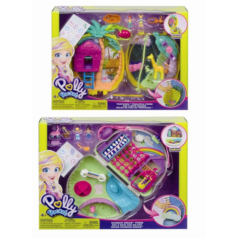 Borsette dei Segreti Ass.To di Mattel Polly Pocket