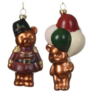 Decorazione da Appendere Orso in Plastica Ass di Kaemingk