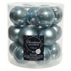 Confezione 18 Palline Azzurro Lucido/Opaco di Kaemingk