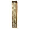Set 2 Candele Torciglione Argento di Kaemingk