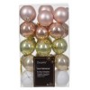 Confezione 30 Sfere 6 Cm Colori Mix di Kaemingk