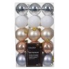 Confezione 30 Sfere 6 Cm Colori Mix di Kaemingk