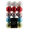 Confezione 30 Sfere 6 Cm Colori Mix di Kaemingk